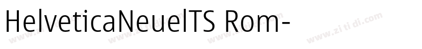 HelveticaNeuelTS Rom字体转换